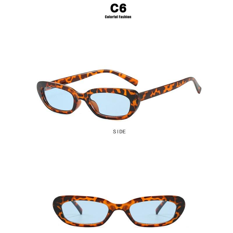 Women's Sunglasses, Fashionable Narrow-frame Sunglasses, Small-frame Cat Eye Sunglasses.
