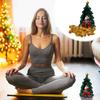 Christmas Tree Backflow Incense Burner Decoration Xmas Tree Santa Claus Resin Incense Holder Home Office Desktop Ornament
