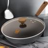 Kangbach 32cm Kohlenstoffstahl Wok Set