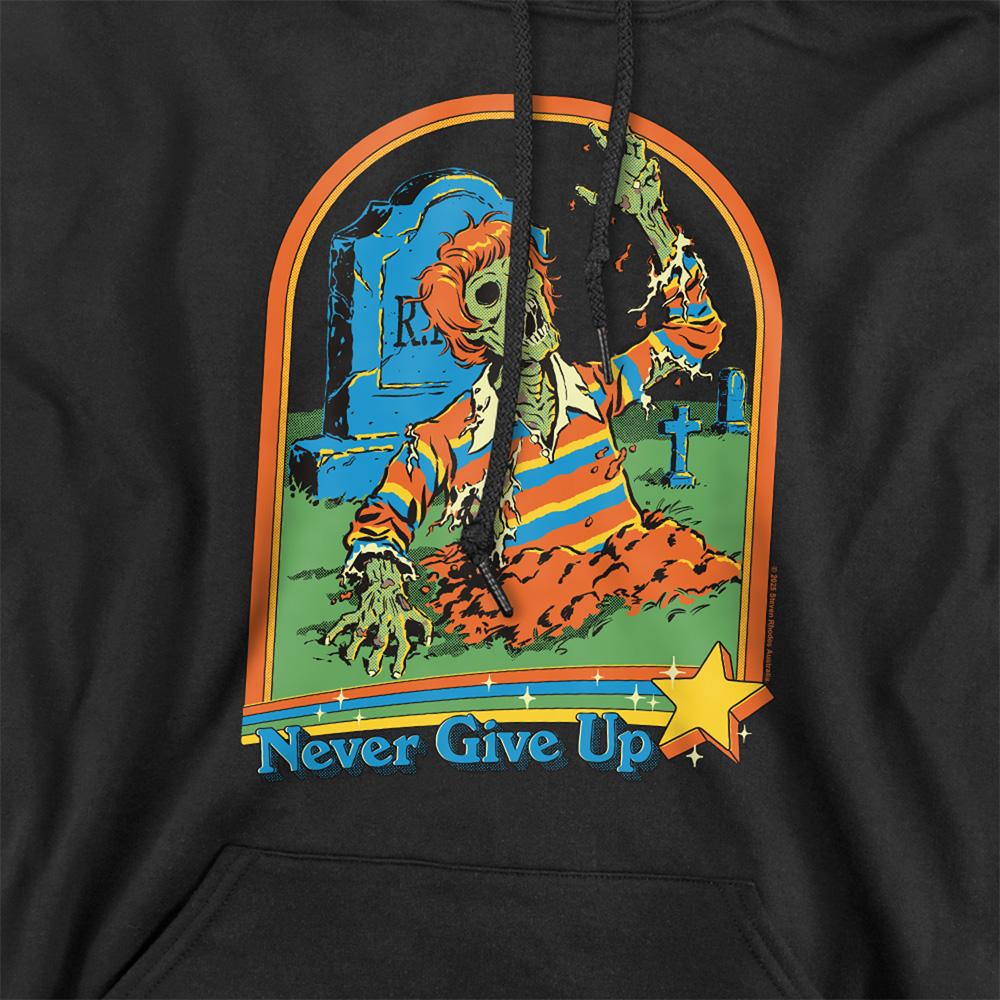 Steven Rhodes Unisex Adult Never Give Up Hoodie