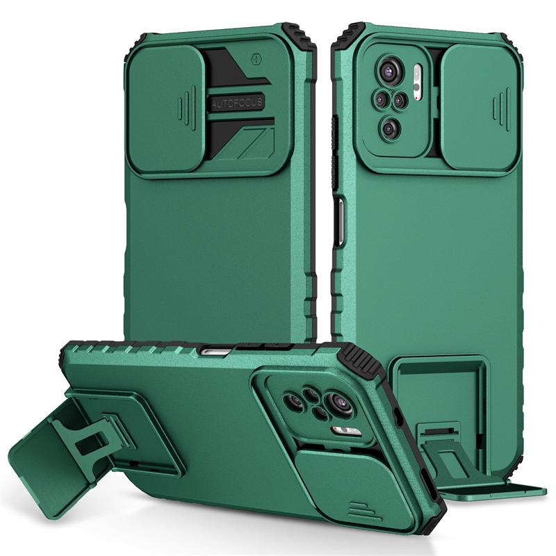 Für Xiaomi Poco M5S Hülle Schiebe Kameraobjektiv Panzer Ständer Handyhülle Für Poko Pocco Poxo Little M5S M 5S 5 S PocoM5S 4G Rückseite