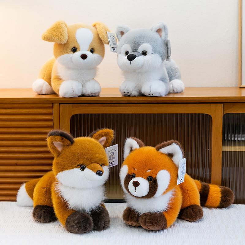 Plush Dog And Panda Stuffed Animals For Kids Soft Toy Gift For Children