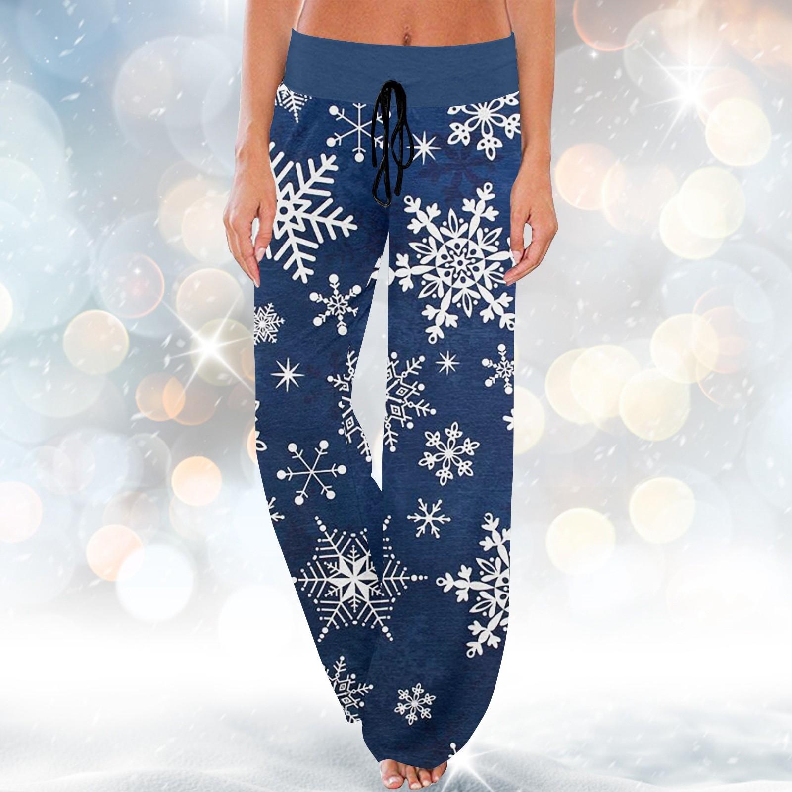 

Женские удобные пижамные штаны с карманами на Хэллоуин и принтом на шнуровке, широкие брюки S арбуз красный