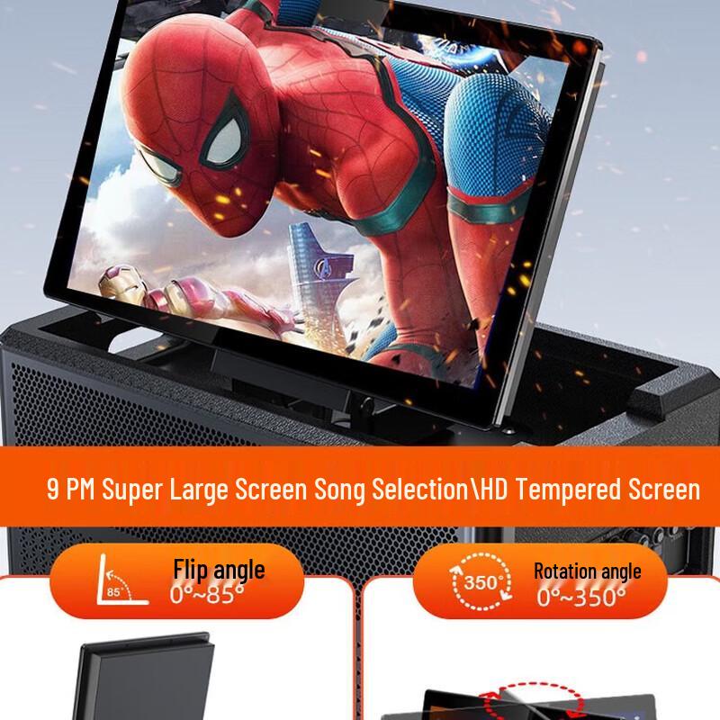 SANSUI Portable Outdoor Karaoke Speaker