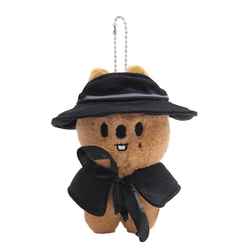 New 10CM SKZOO Plush Keychain Pendant Stray Kids Children s Backpack Plush Toy Birthday Gift