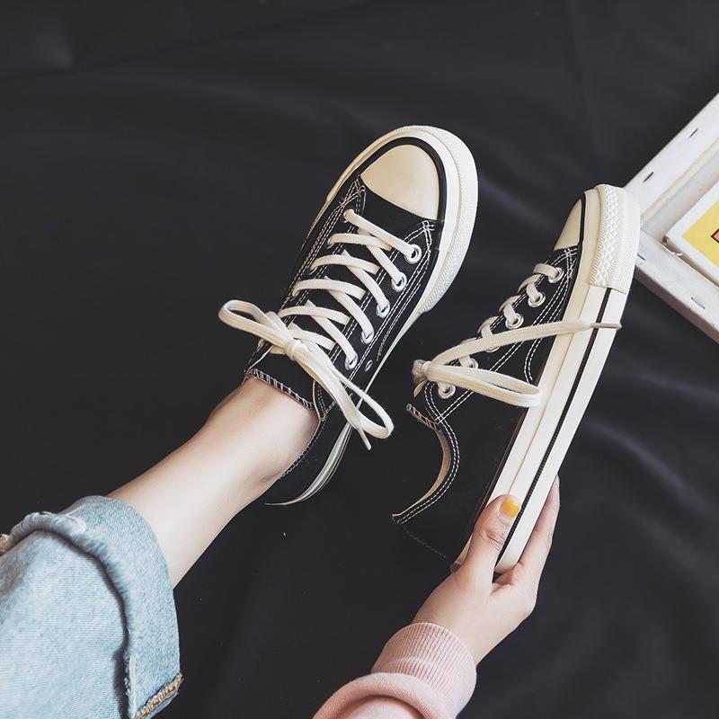 Casual versatile new little white canvas shoes female spring and summer students ulzzang board shoes Ryan