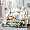 Custom Name Animals Theme Printed Blanket - Perfect for Couch, Bed, Travel & Outdoor Use | Machine Washable, Cozy & Durable.