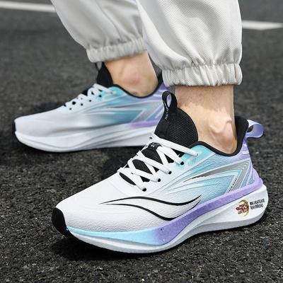 Racing Carbon Board Sports Shoes Men's Summer New Fashion Breathable Casual Shoes Friction Sound Student Special Running Shoes