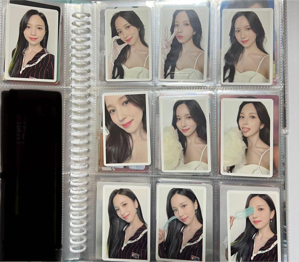 [USED] TWICE Harehare Mina Edition Trading Card Complete Set