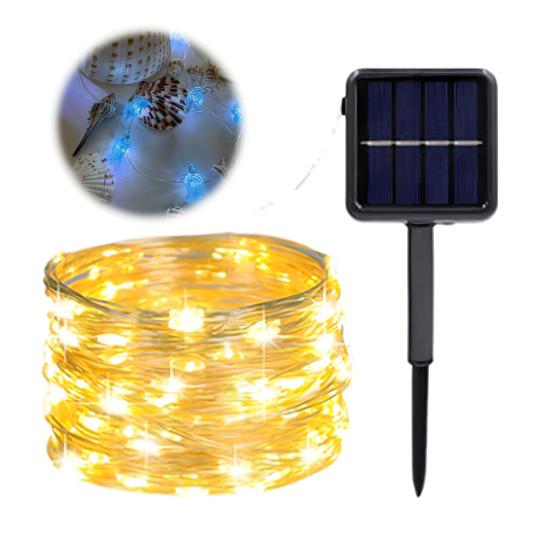 

Светодиодная гирлянда с морскими животными, бабочками, пчелами, цветочными гирляндами, водонепроницаемые декоративные светильники на солнечных батареях для внутреннего и наружного декора сада S