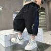 Pantaloncini di jeans alla moda sopra il ginocchio per ragazzi: Abbigliamento Estivo Leggero, Fresco e di Media Lunghezza per Bambini Grandi