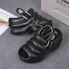 Fashion Plateforme Large Size Women Aqua Shoes Slippers Black Women's Sandals Flip Flops Sneakers Sports Industrial Sewing Shuse