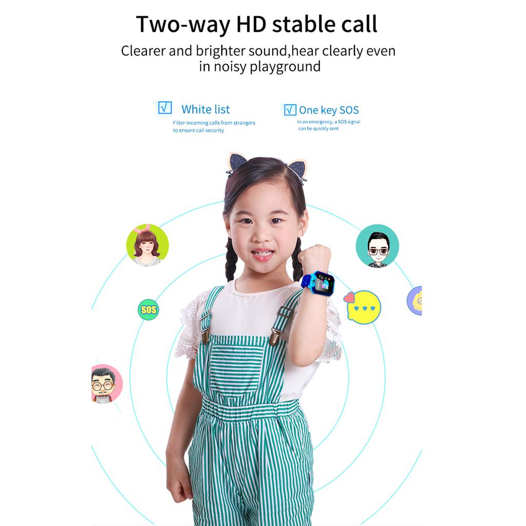 Children's Smart Watch LBS Location Tracking Camera Phone Chat Games Sos Flashight Touch Screen Boys And Girls Watches 2025 New