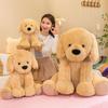 Cute Simulated Golden Retriever Plush Toy Dog Doll Floor-To-Ceiling Living Room Ornament Bedroom Ornament Sleeping Gift