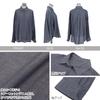 Kobe Lettuce Sheer Denim Long Perfect for and Elegant Perfect for Air Conditioning and Sun Light Blue Shirt, Sleeve, Layering, Casual, Styles,