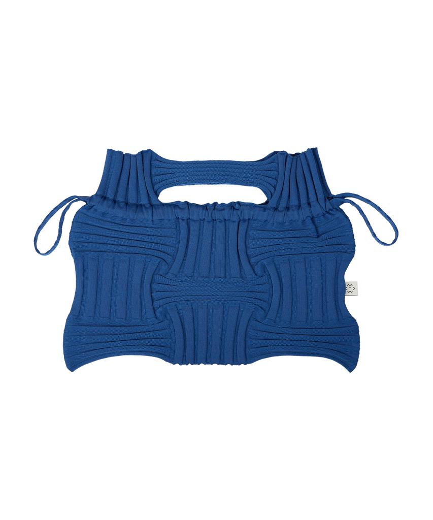 Pleatsmama Big Bow Bag Blue