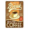 Vintage Coffee Bar Metal Tin Signs Decor Wall Art Sign Posters Wall Decoration Coffee Plaque Sign Cafe