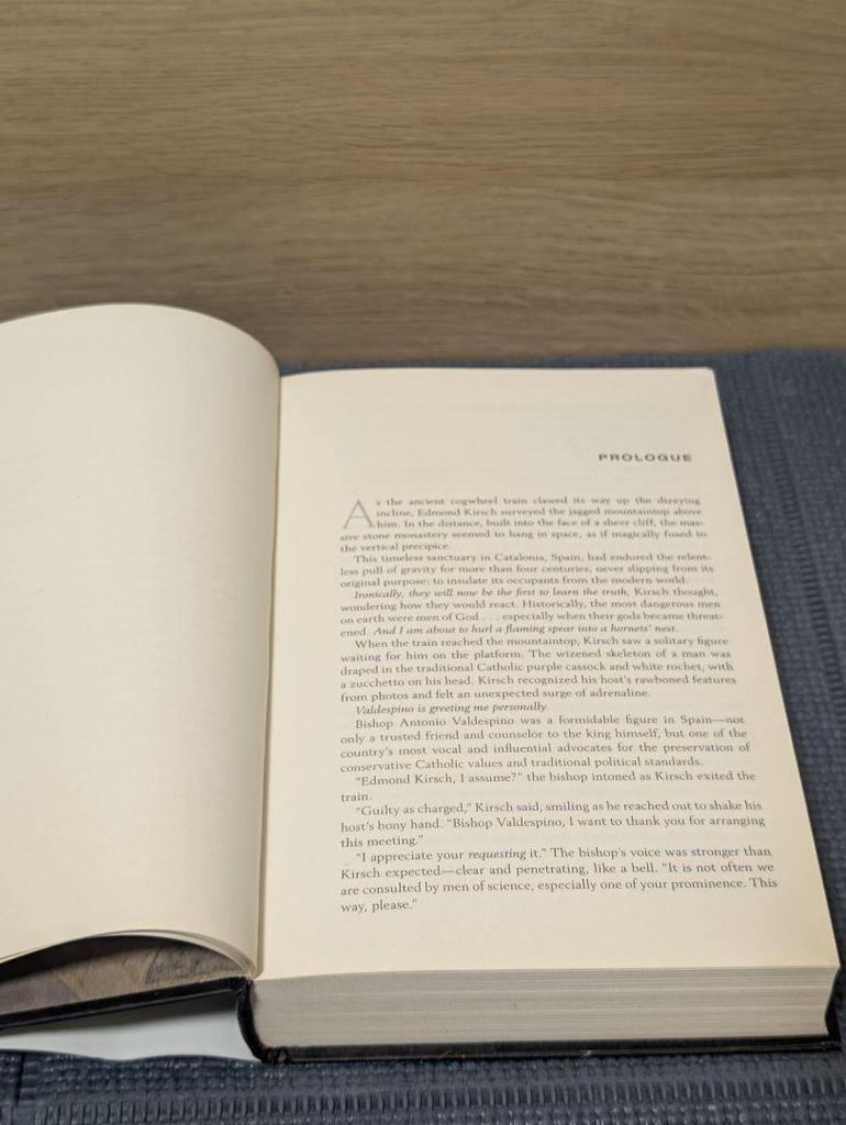 [USED] Dan Brown Origin Hardcover