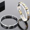 Men's Solid Tungsten Steel Bracelet for Man Woman 18/19/20CM Length 9MM Width Therapeutic Magnetic Bracelet Waterproof Polished