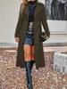 Fashion Autumn Winter Double Button Warm Wool Coat Overcoat