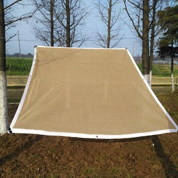Outdoor Patio Sun Shade Cloth With Grommets, Garden Sun Shade Sails, Canopy Shelter Cover