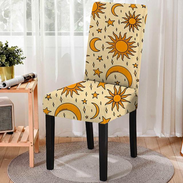 

Чехол на стул с принтом Мандалы, эластичный чехол на стул для столовой, эластичный чехол для кухонных табуретов, чехлы на сиденья Housse De Chaise, домашний декор Universal Size