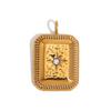 DIY Jewelry Making Necklace Pendant Practical Stainless Steel Gold Tone Pendant Charms For Handmade Accessories