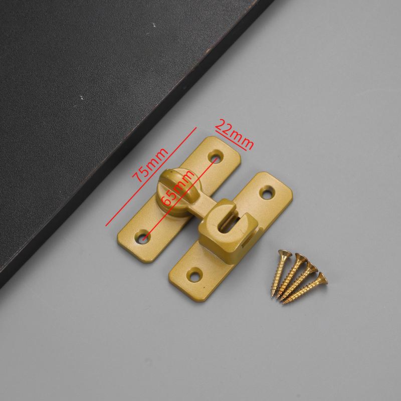 Türriegel Türbolzen Heimschutz Schwerlast Zinklegierung 90 180 Grad Einfache Installation Schiebetürschloss Einbruchschutzschloss