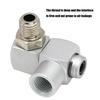 1/4inch Male and Female Threads Air Fittings Aluminum 360 Degree Swivel Air Hose Connectors Pneumatic Tool Parts
