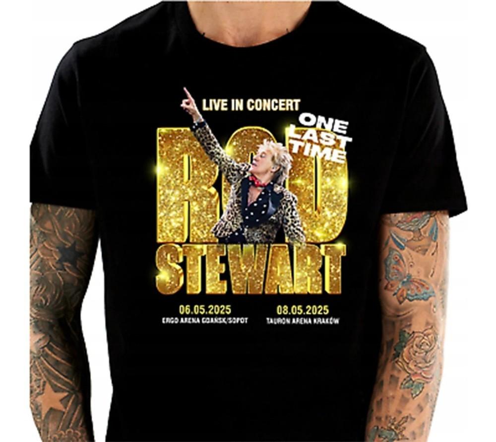 Rod Stewart In Concert Tour 2025 T-Shirt Unisex All Size S-5XL Unisex T-Shirt S
