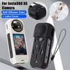 For Insta360 X5 Soft Silicone Case Anti-Scratch Protective Case Shell Non-Slip Panoramic Camera Skin Cover Lens Protective Cover
