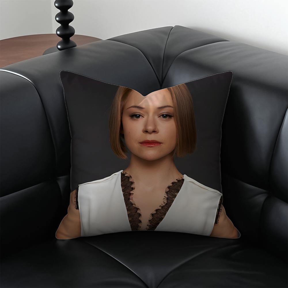Orphan Black Character RRachel Duncan Cushion Cover Pillow Case Antidustmite Invisible Zipper Silky Plush Cushion