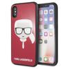 Karl Lagerfeld Klhcpxdlhre Iphone X/Xsczerwony/Red Iconic Glitter Karl`s Head