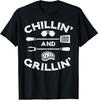 BBQ Chillin and Grillin Barbecue Pit Men Women Kids T-Shirt Size S-4XL