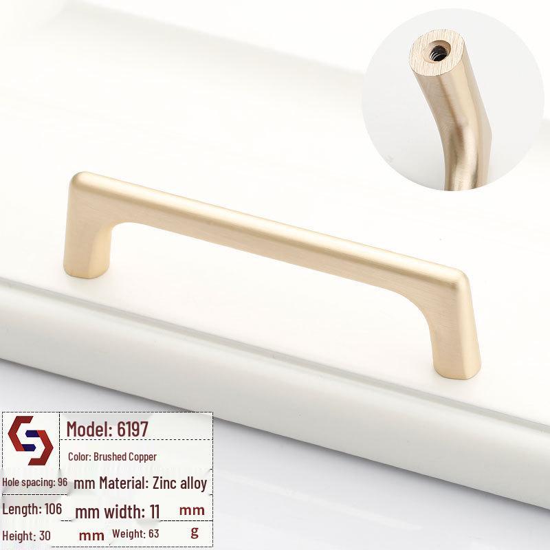 Modern Black Pearl Cabinet and Drawer Handle