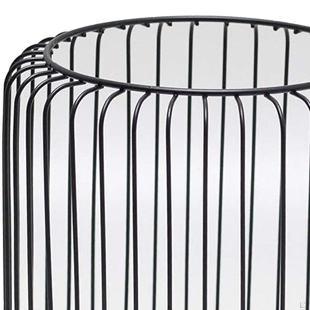 Hollow Lantern Candle Holder Metal Candlestick Retro Style Stand for Home