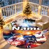 Custom Name Personalized Detective Conan Print Round Rug, Versatile Home Decor Carpet, for Playroom, Apartment, Balcony, Entryway, Hallway Gift