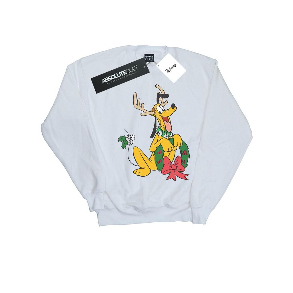 Disney Boys Pluto Christmas Reindeer Sweatshirt