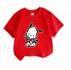 Kids Boys Girls Crew Neck Short Sleeve 100% Cotton T-Shirt Cute Dancing Cartoon Animal Print Comfortable Casual Daily Wear Breathable Soft Summer Top
