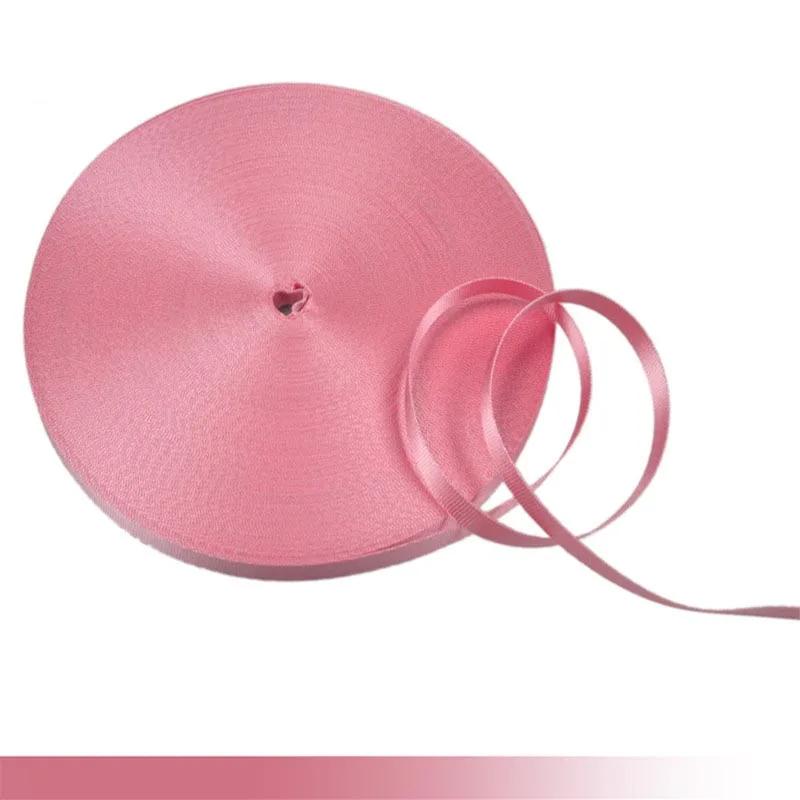 Meetee 45Meters 10-20mm Colored Nylon Webbing Tape Handbag Strap Ribbon Gift Packing Decoration Band Sewing Garment Accessories
