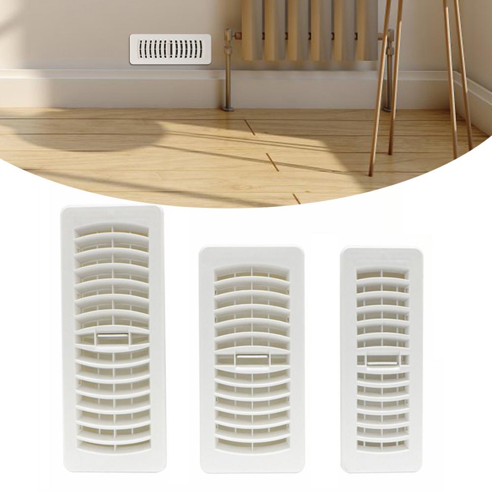 Ventilation Cover Floor Air Vent Cover Plastic Vent Ventilation Cover White Air Supply Air Vents Exhaust Grill Home Improvement