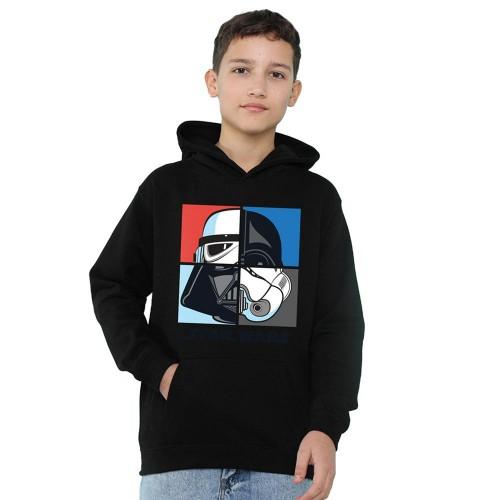 Star Wars Childrens/Kids Darth Vader & Stormtrooper Squares Hoodie