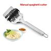 Manual Noodle Cutter Rolling Stainless Steel Spaghetti Maker Pressing Pasta Machine Shallot Knife Kitchen Cooking Accessories