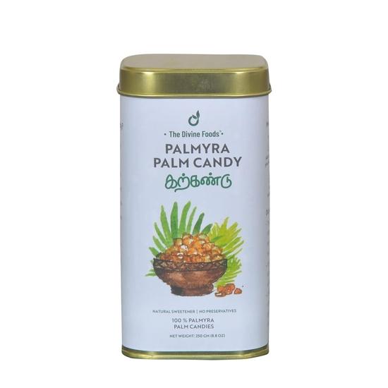 The Divine Foods Organic Palm Candy – Natural Sweetener & Sugar Alternative, Unrefined, Vegan, Non-GMO, Perfect for Coffee, Tea & Recipes (250g)