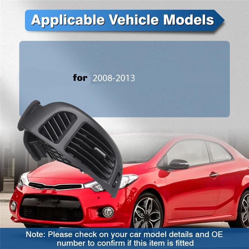 A90Q-Dashboard Air Conditioning Vent Assembly A/C For Kia Forte Cerato Koup 2008-2013 LHD