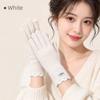 Warm Winter Open Tip Touch Screen Gloves One Size Long Knitted Gloves  For Students