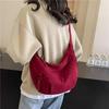 Canvas Bag Canvas Leisure Art Solid Color Large Capacity