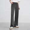 Elva' Island Women's High-Waist Drape Straight-Leg Trousers