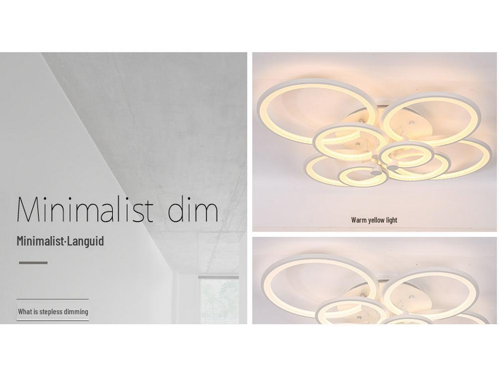 Modern Minimalist Ceiling Lamp for Living Room, Bedroom, or Restaurant