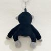 13Cm Animation Plush Gorilla Keychain Plush Stuffed Animal Keyring Cute Backpack Charm Couples Students Bag Pendant Birthday Gifts